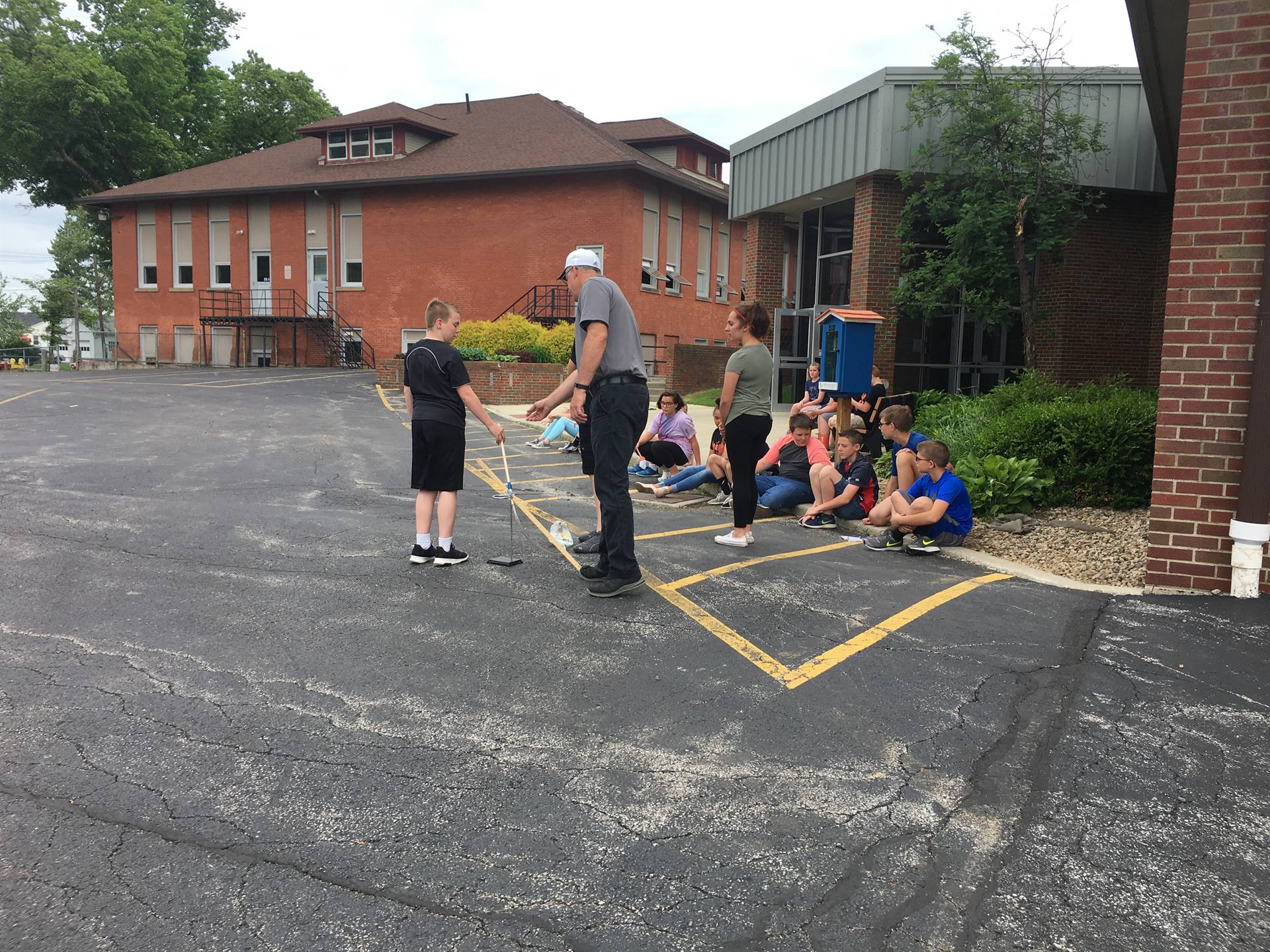 Mr. Doerner&#39;s 6th grade Science classes practice problem-solving skills as they evaluate, launch