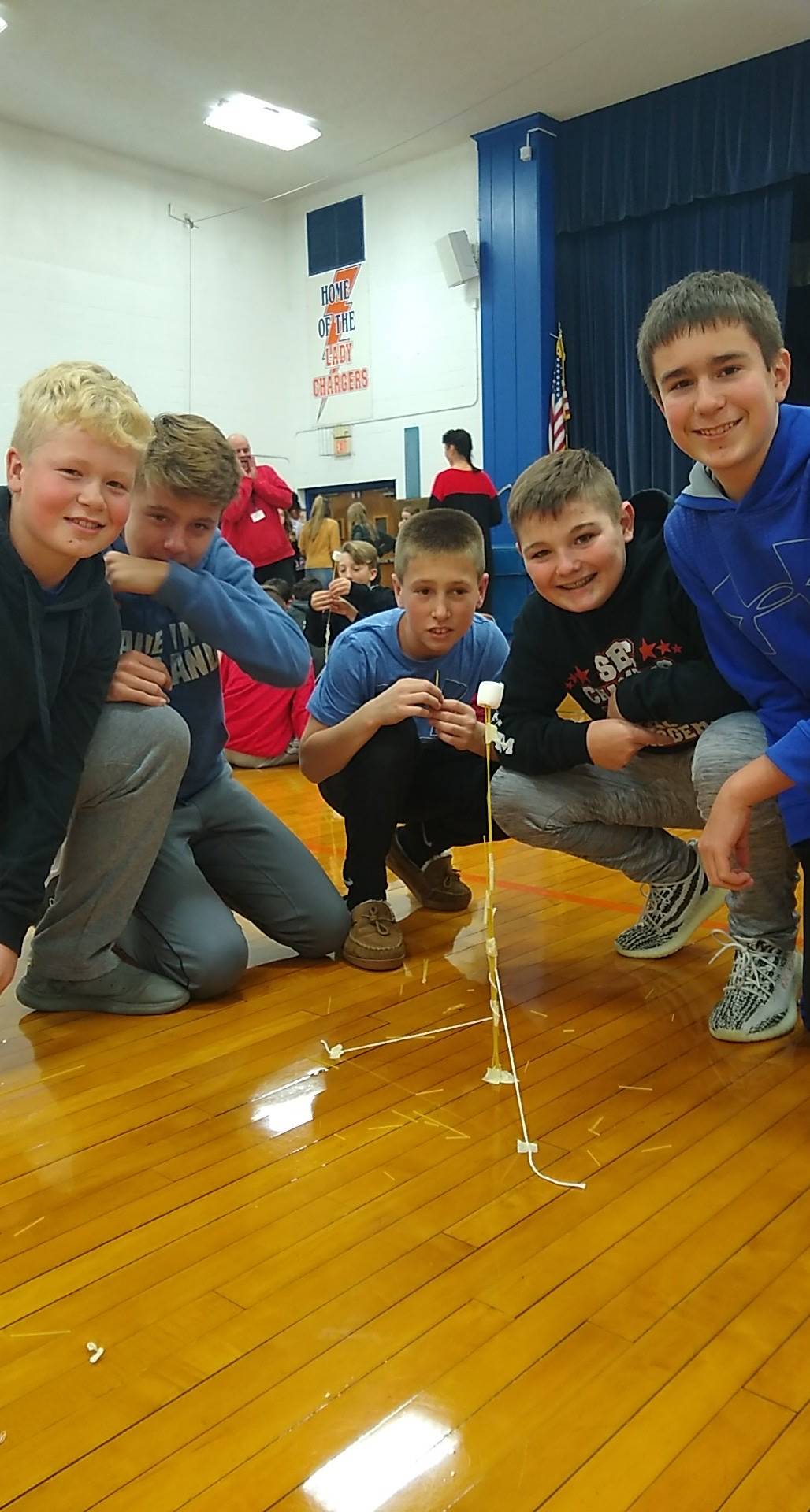 Winners of the team building tower challenge! 