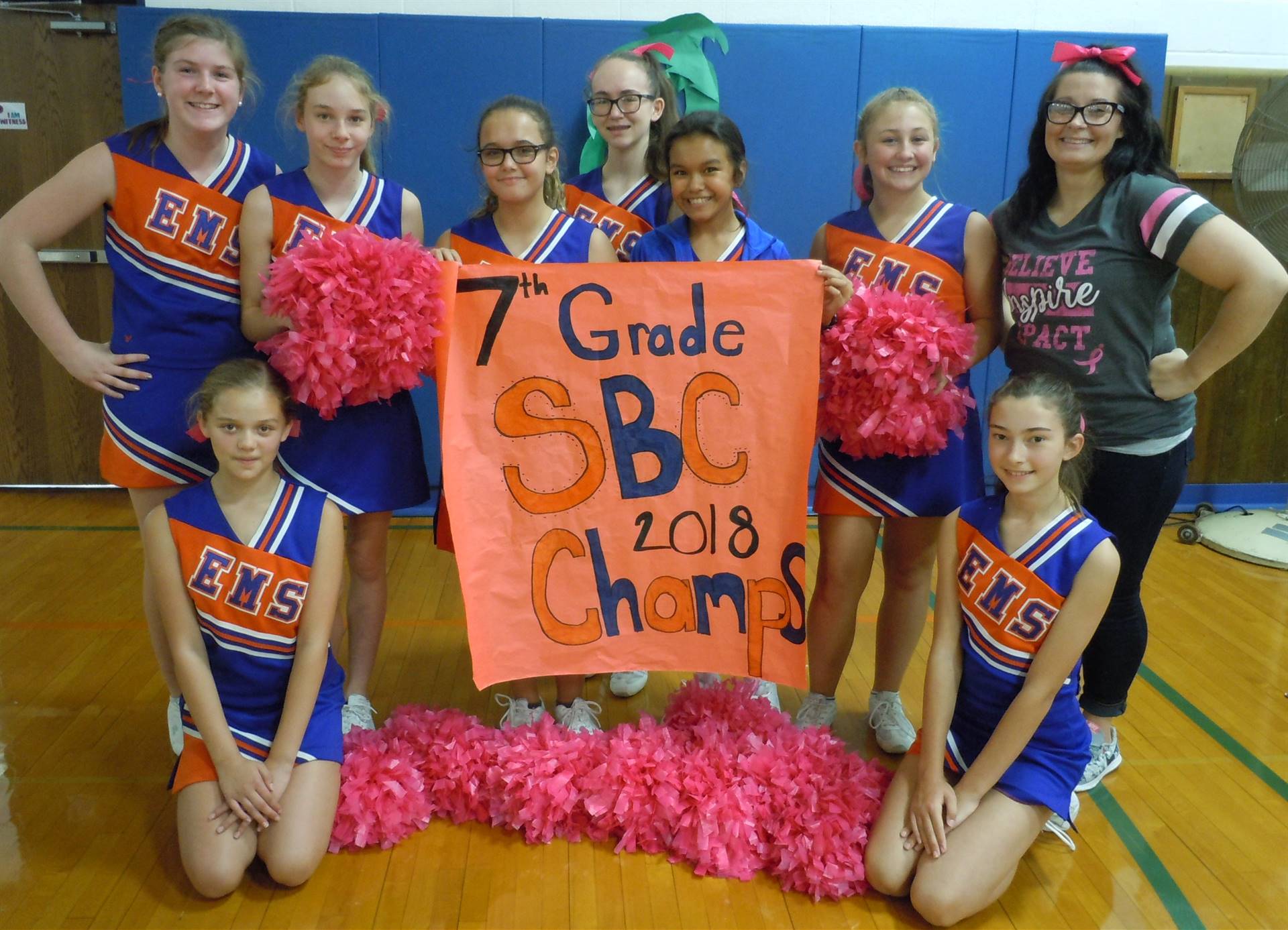 7th Grade Cheerleader.