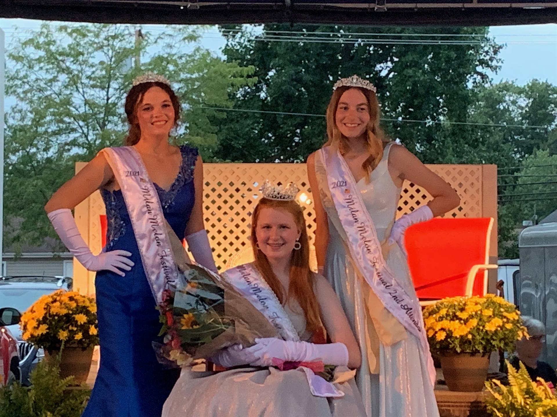 Melon Festival Queen and her court