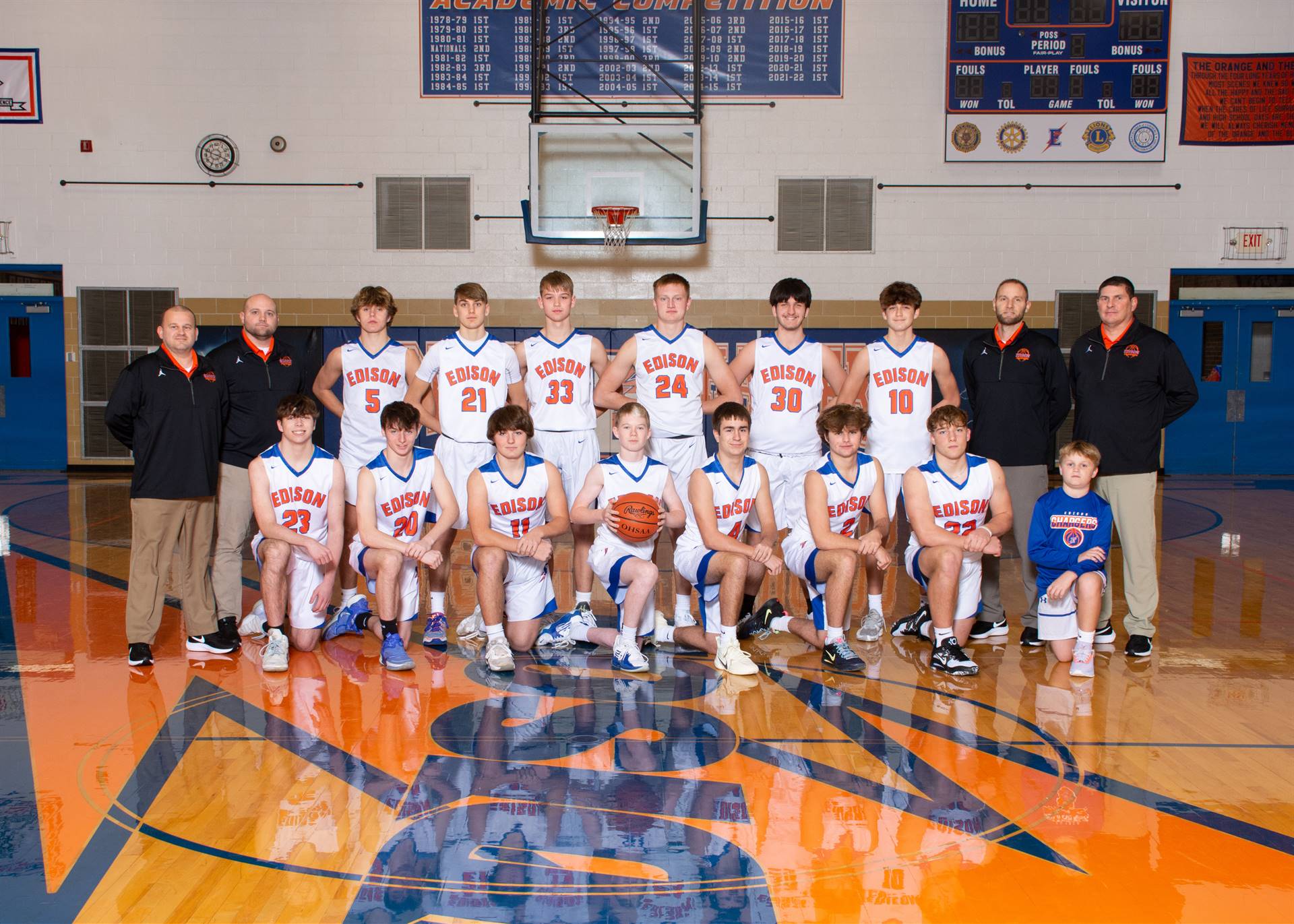 Charger Varsity Basketball Team