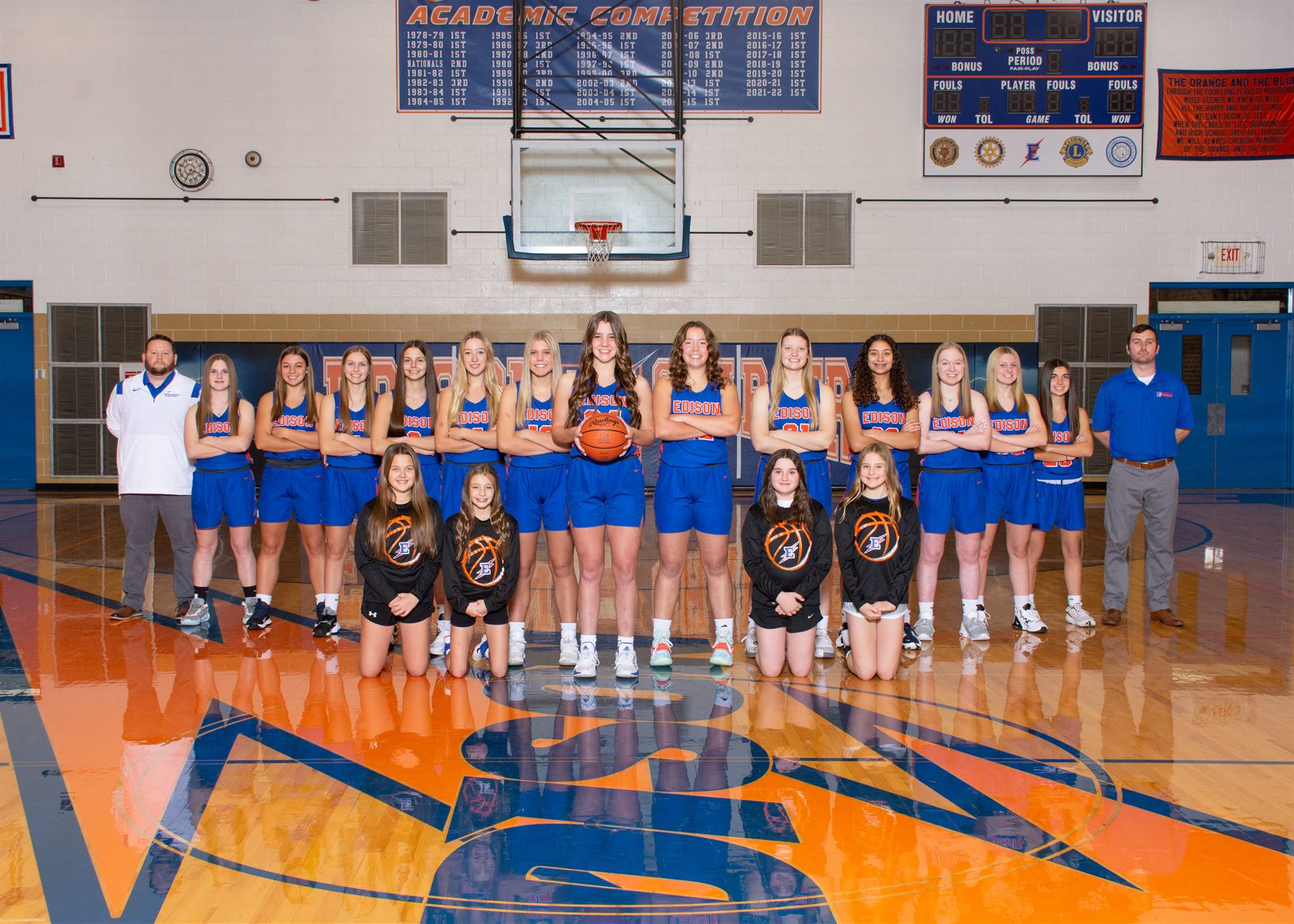 Lady Charger Varsity Basketball Team